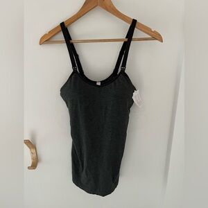 New Auden Dark Grey Nursing Bra Cami